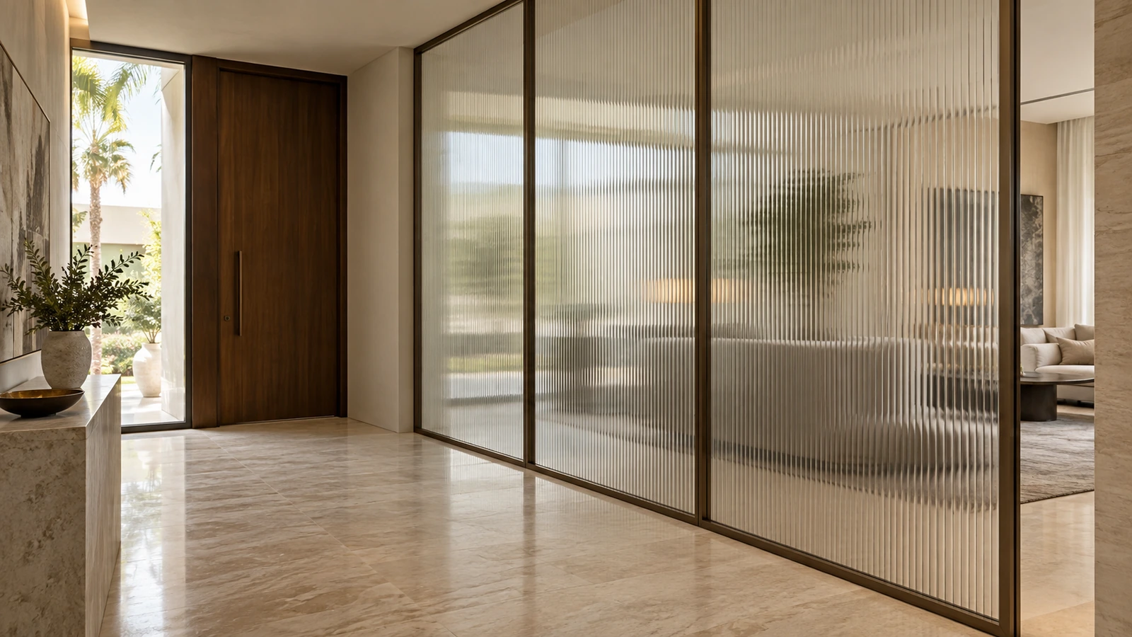 Fluted Glass Partitions in Dubai: Privacy and Cost Guide