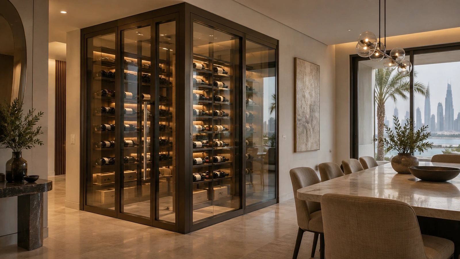 Glass Wine Rooms in Dubai: Insulated Glazing and Cost Guide