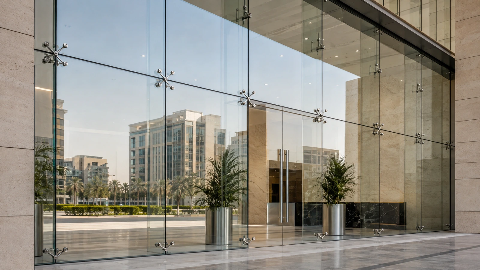 Spider Glazing in Dubai: Point-Fixed Glass Facade Design and Cost Guide