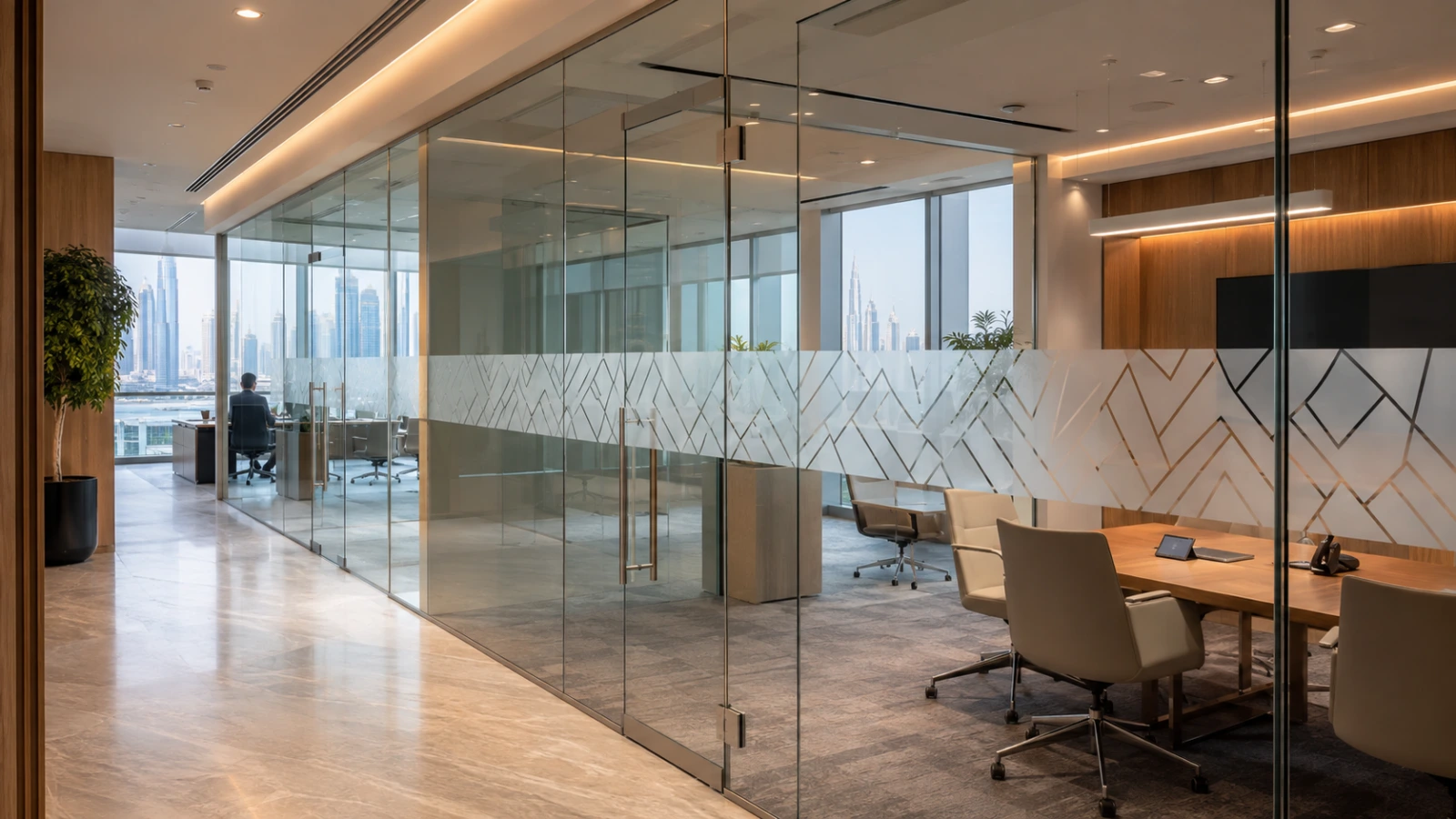 Glass Manifestation in Dubai: Office Partition and Door Safety Guide